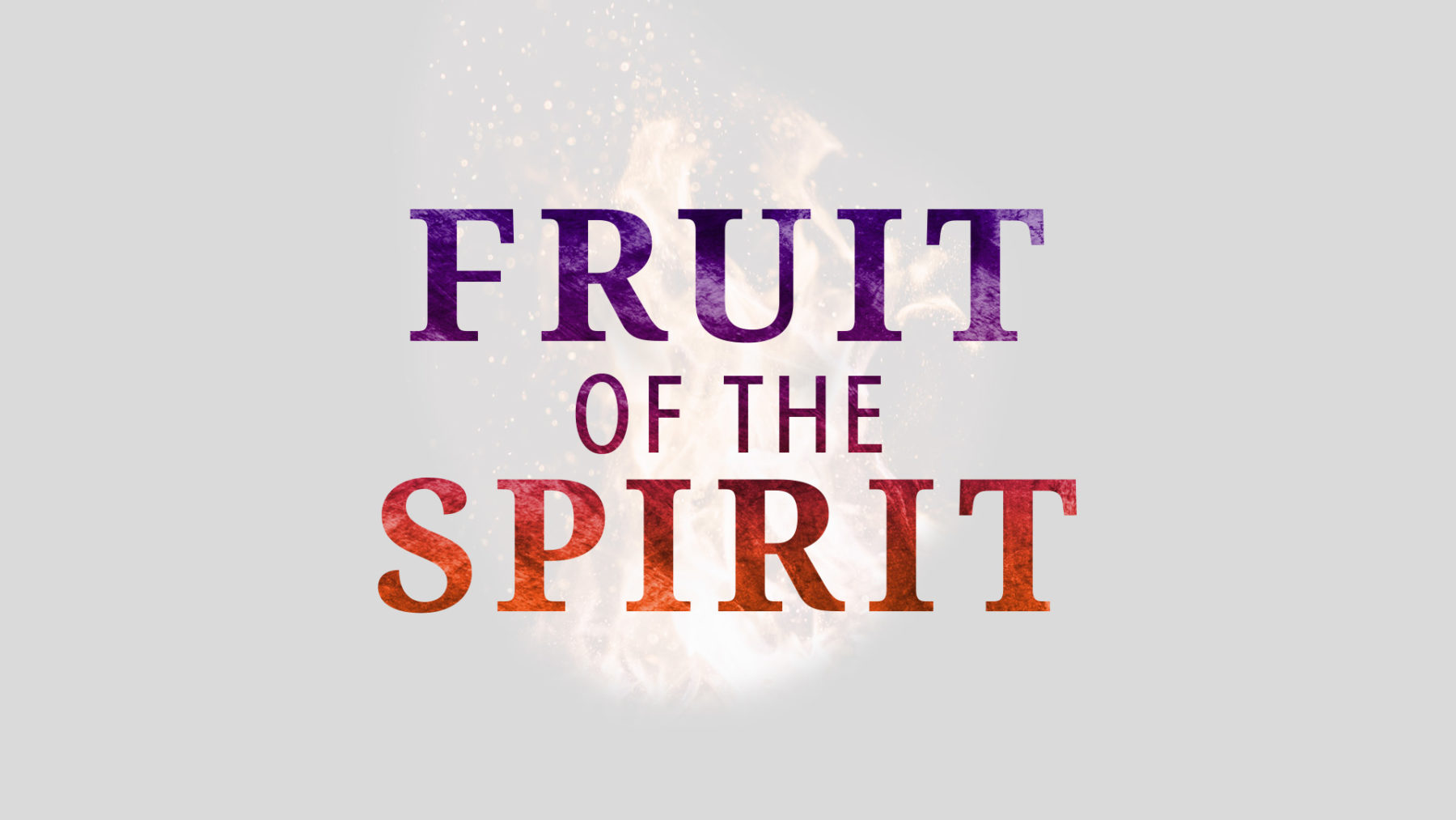 Pentecost Sunday Fruits – Chapel in the Woods